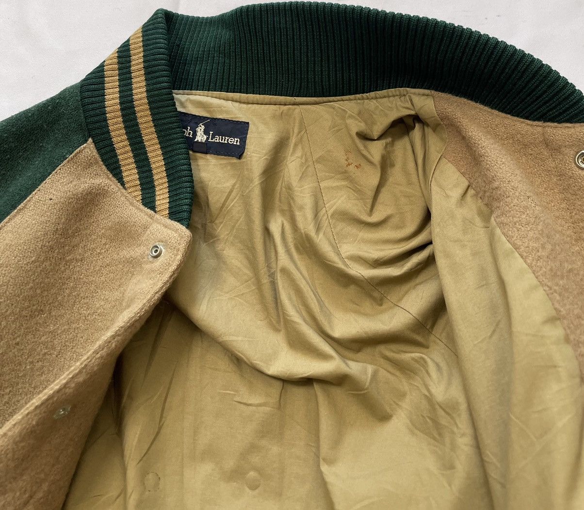 Polo Ralph Lauren VINTAGE POLO RL WOOL VARSITY JACKET Size US L / EU 52-54 / 3 - 15 Thumbnail
