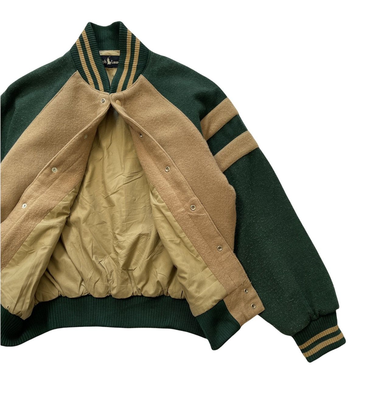Polo Ralph Lauren VINTAGE POLO RL WOOL VARSITY JACKET Size US L / EU 52-54 / 3 - 6 Thumbnail