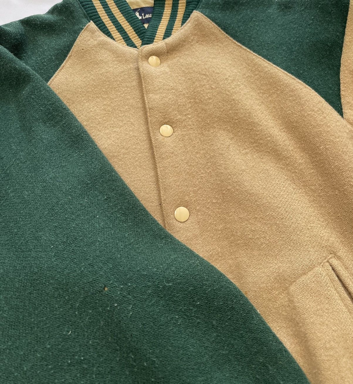 Polo Ralph Lauren VINTAGE POLO RL WOOL VARSITY JACKET Size US L / EU 52-54 / 3 - 9 Thumbnail