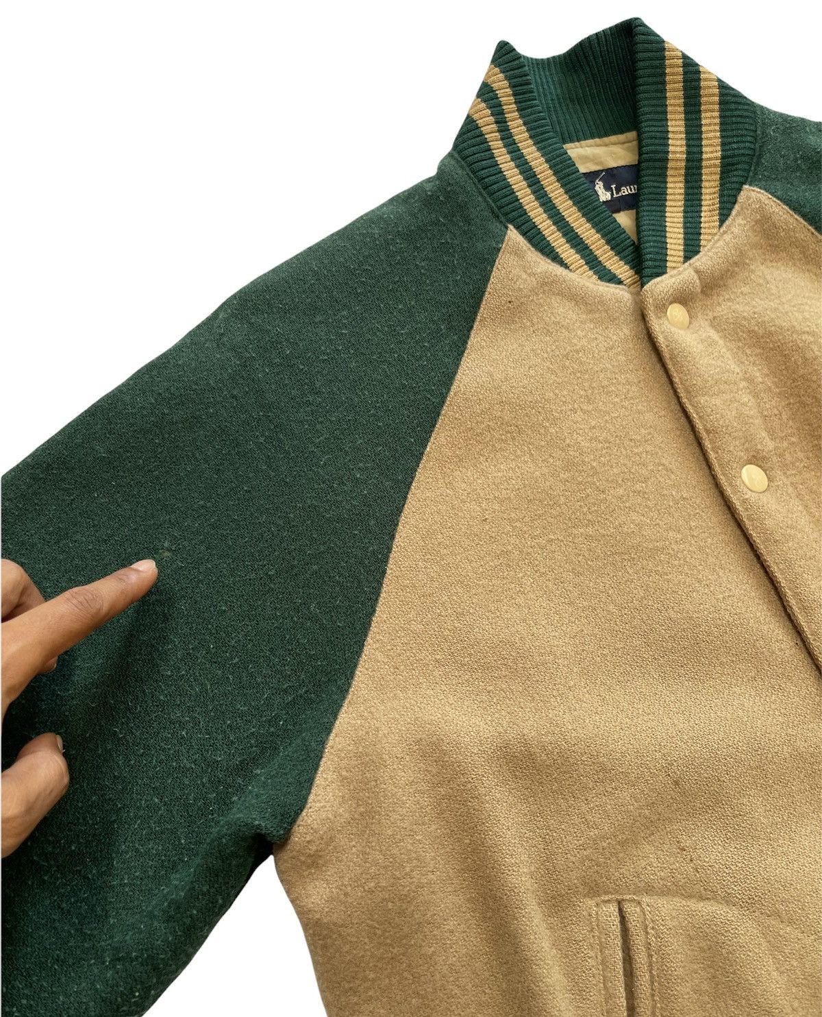 Polo Ralph Lauren VINTAGE POLO RL WOOL VARSITY JACKET Size US L / EU 52-54 / 3 - 7 Thumbnail