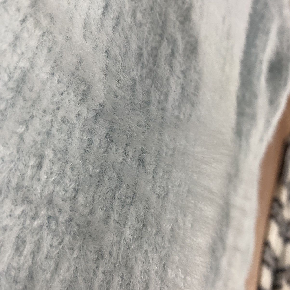 Homespun Knitwear × Japanese Brand INGNI Soft Blue Mohair Shag Shaggy KNitwear Size US M / EU 48-50 / 2 - 12 Thumbnail