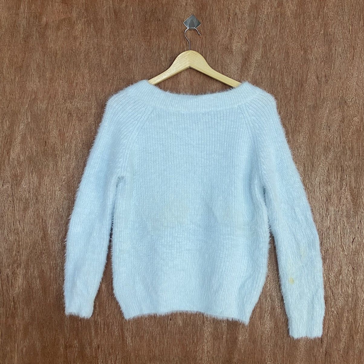 Homespun Knitwear × Japanese Brand INGNI Soft Blue Mohair Shag Shaggy KNitwear Size US M / EU 48-50 / 2 - 10 Thumbnail