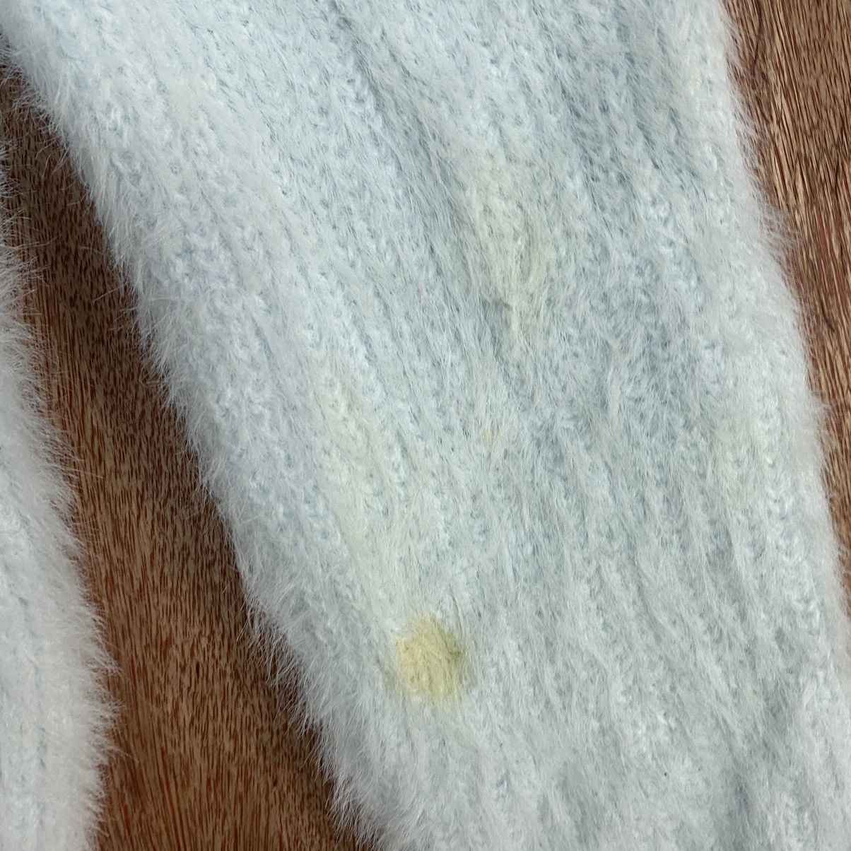 Homespun Knitwear × Japanese Brand INGNI Soft Blue Mohair Shag Shaggy KNitwear Size US M / EU 48-50 / 2 - 11 Thumbnail