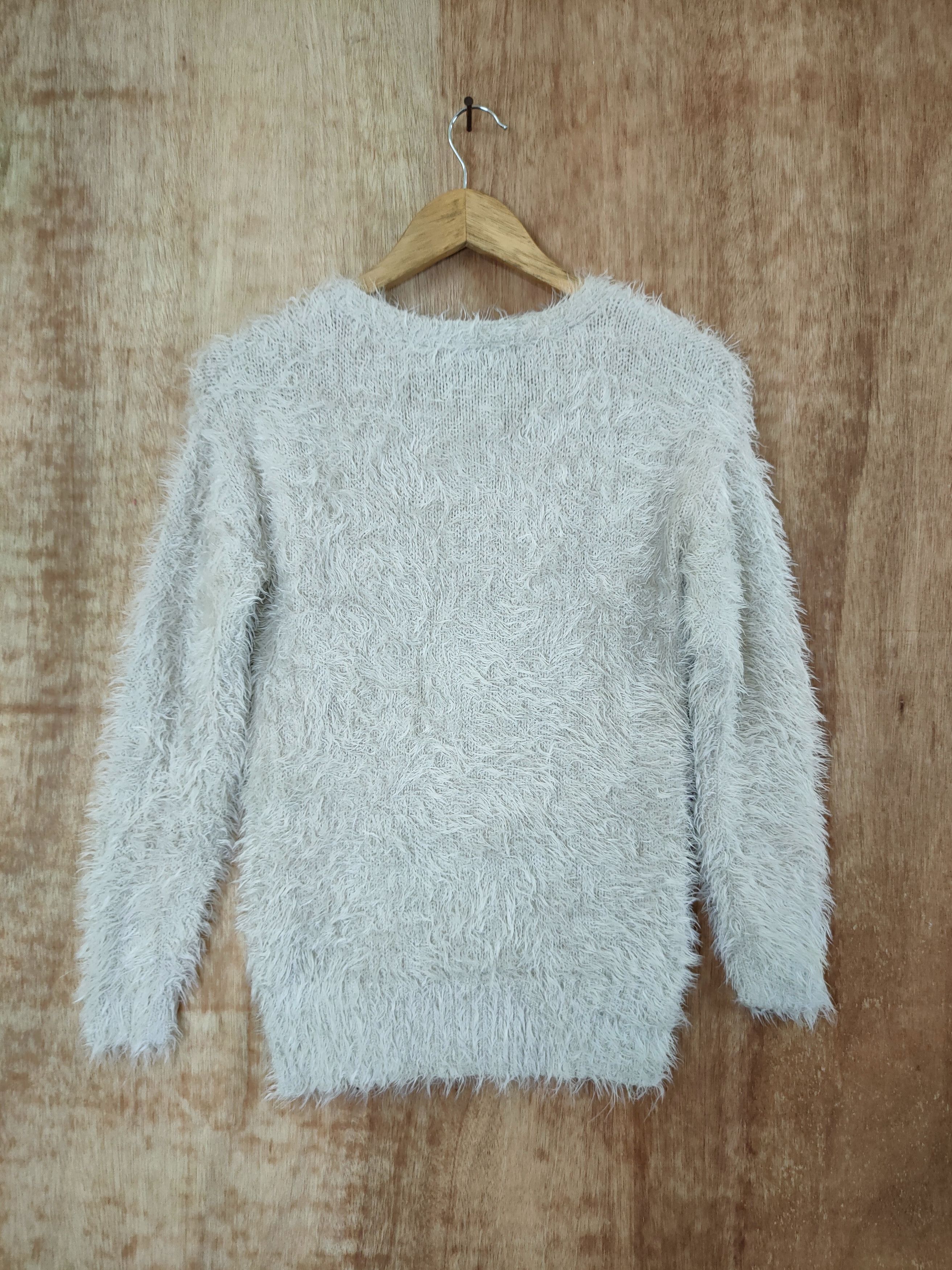 Homespun Knitwear × Japanese Brand Bayflow soft fur mohair knitwear japan shag shaggy #46-464 Size M / US 6-8 / IT 42-44 - 7 Thumbnail