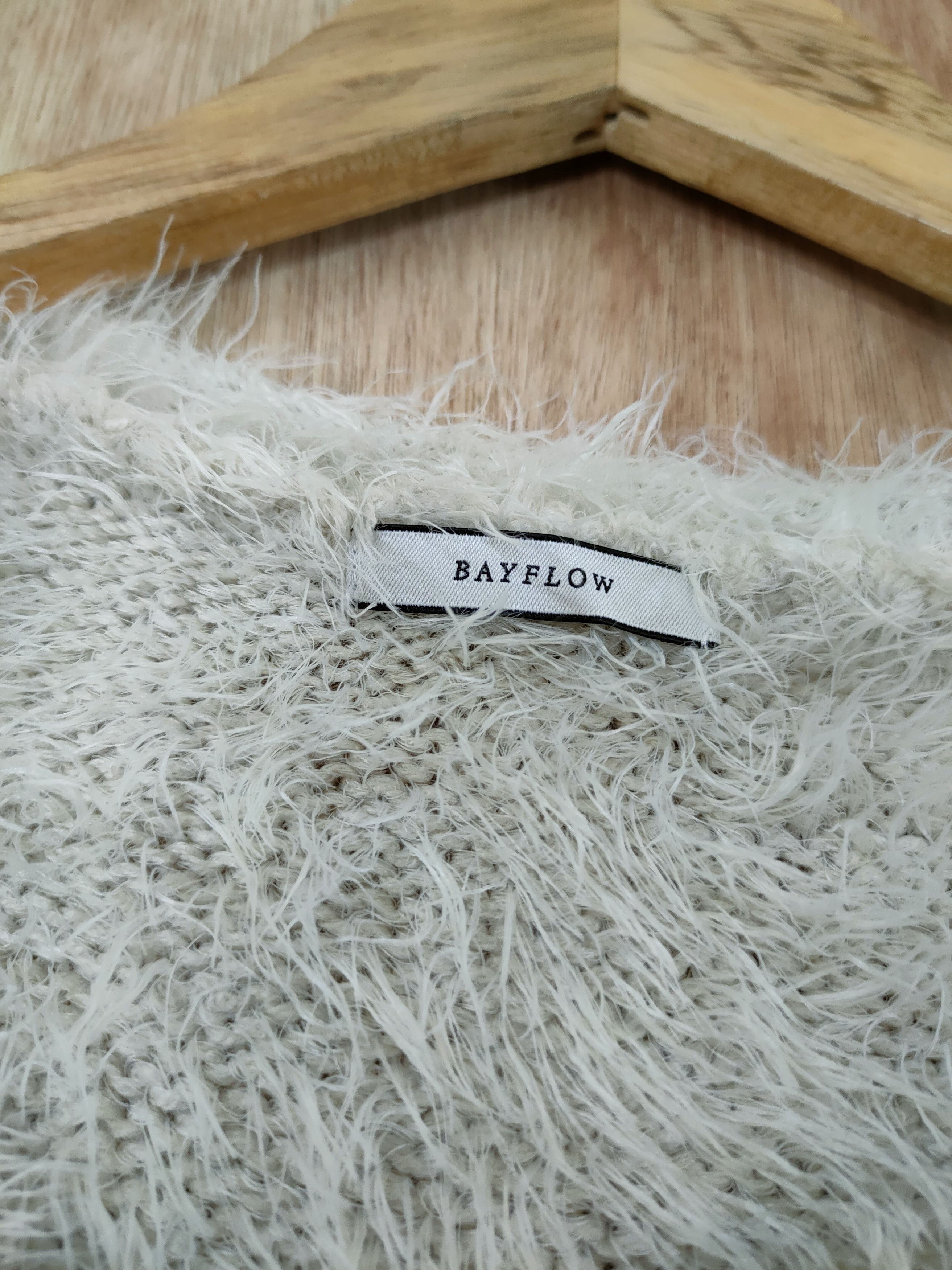 Homespun Knitwear × Japanese Brand Bayflow soft fur mohair knitwear japan shag shaggy #46-464 Size M / US 6-8 / IT 42-44 - 4 Thumbnail