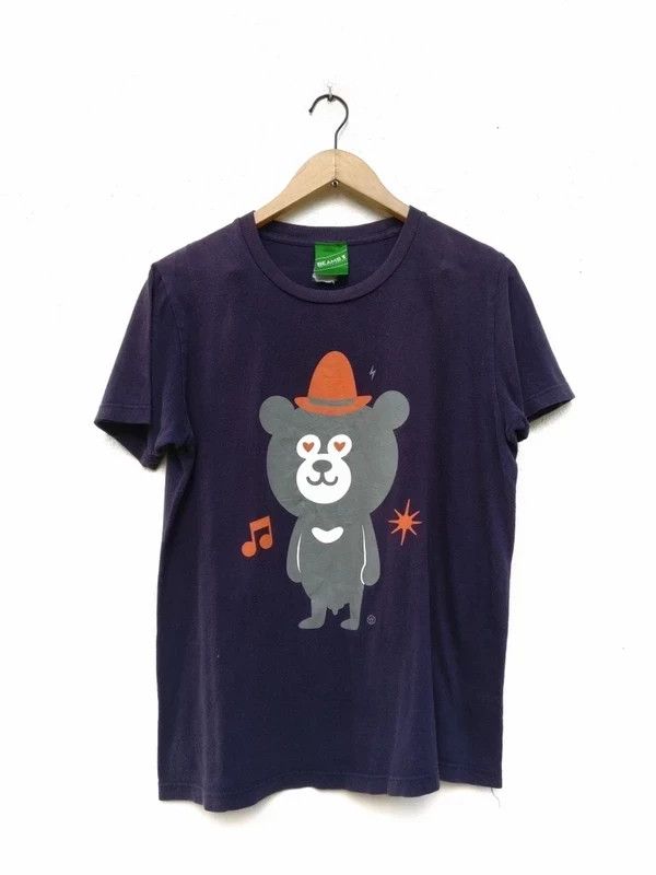 Beams Plus × Vintage Vintage Beams Plus Japan Bear Short Sleeve Tshirt Size US M / EU 48-50 / 2 - 1 Thumbnail