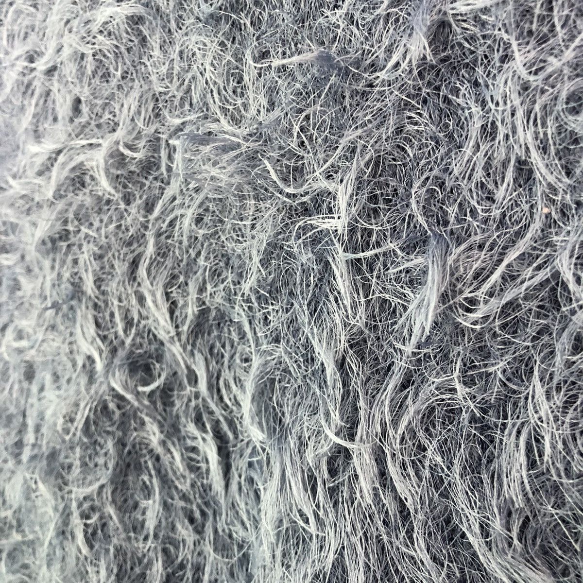If Six Was Nine × Japanese Brand Azul Slate Blue Mohair Shag Shaggy Knitwear Size L / US 10 / IT 46 - 8 Thumbnail
