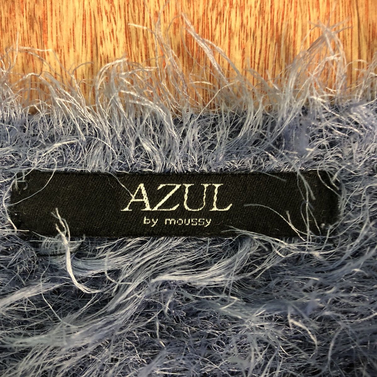 If Six Was Nine × Japanese Brand Azul Slate Blue Mohair Shag Shaggy Knitwear Size L / US 10 / IT 46 - 9 Thumbnail
