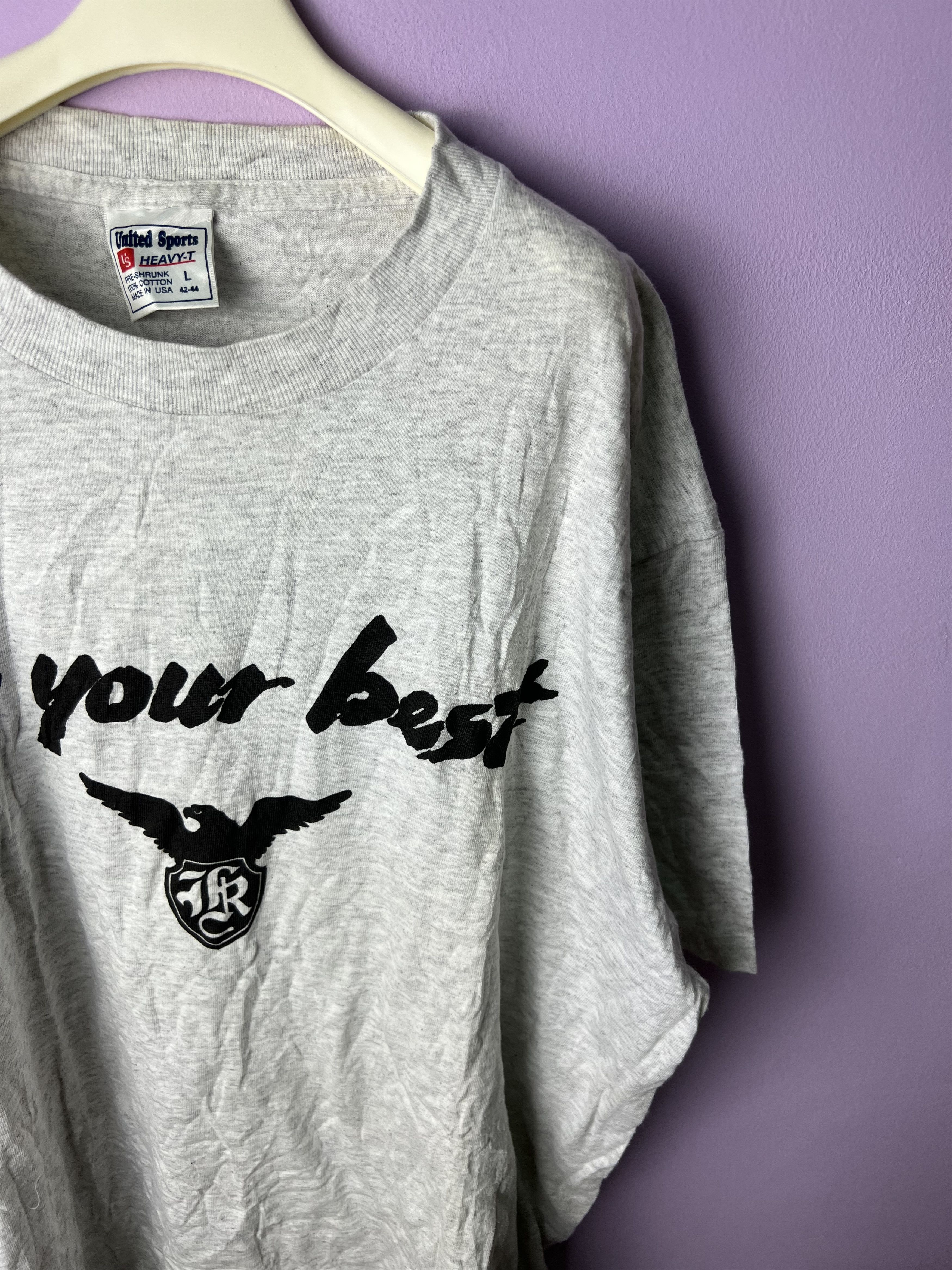 American Apparel 🔥Vintage United Sports Do Your Best Tees Size US M / EU 48-50 / 2 - 7 Thumbnail