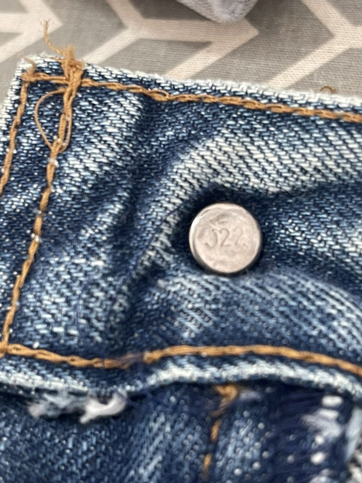 Levi's Vintage LEVIS Big E 502XX Denim Jorts Size US 32 / EU 48 - 8 Thumbnail