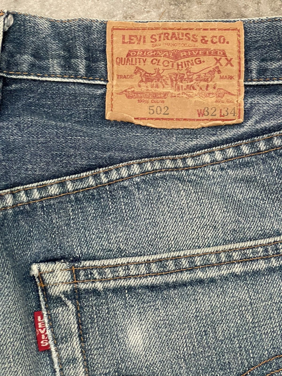 Levi's Vintage LEVIS Big E 502XX Denim Jorts Size US 32 / EU 48 - 14 Thumbnail