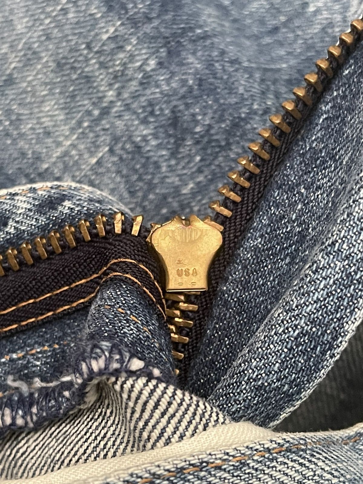 Levi's Vintage LEVIS Big E 502XX Denim Jorts Size US 32 / EU 48 - 7 Thumbnail