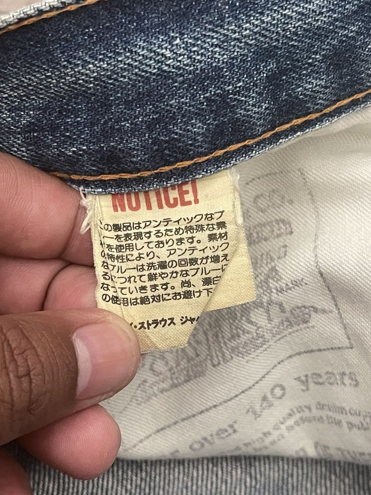 Levi's Vintage LEVIS Big E 502XX Denim Jorts Size US 32 / EU 48 - 10 Thumbnail