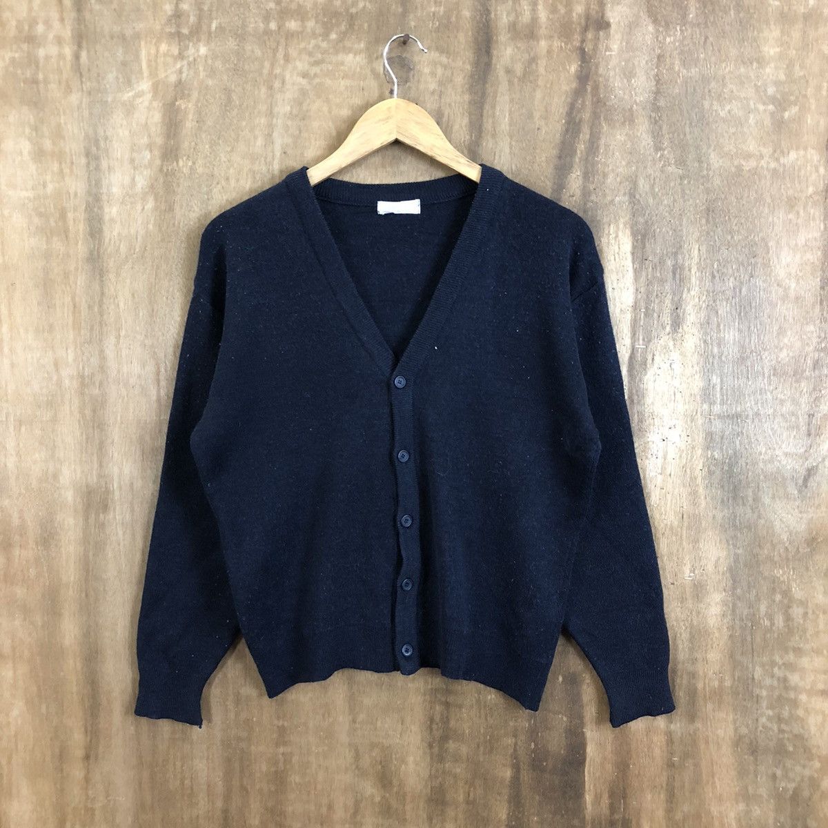 Aran Isles Knitwear Yorklet Dark Blue Cardigan Knitwear #120 Size US M / EU 48-50 / 2 - 1 Thumbnail
