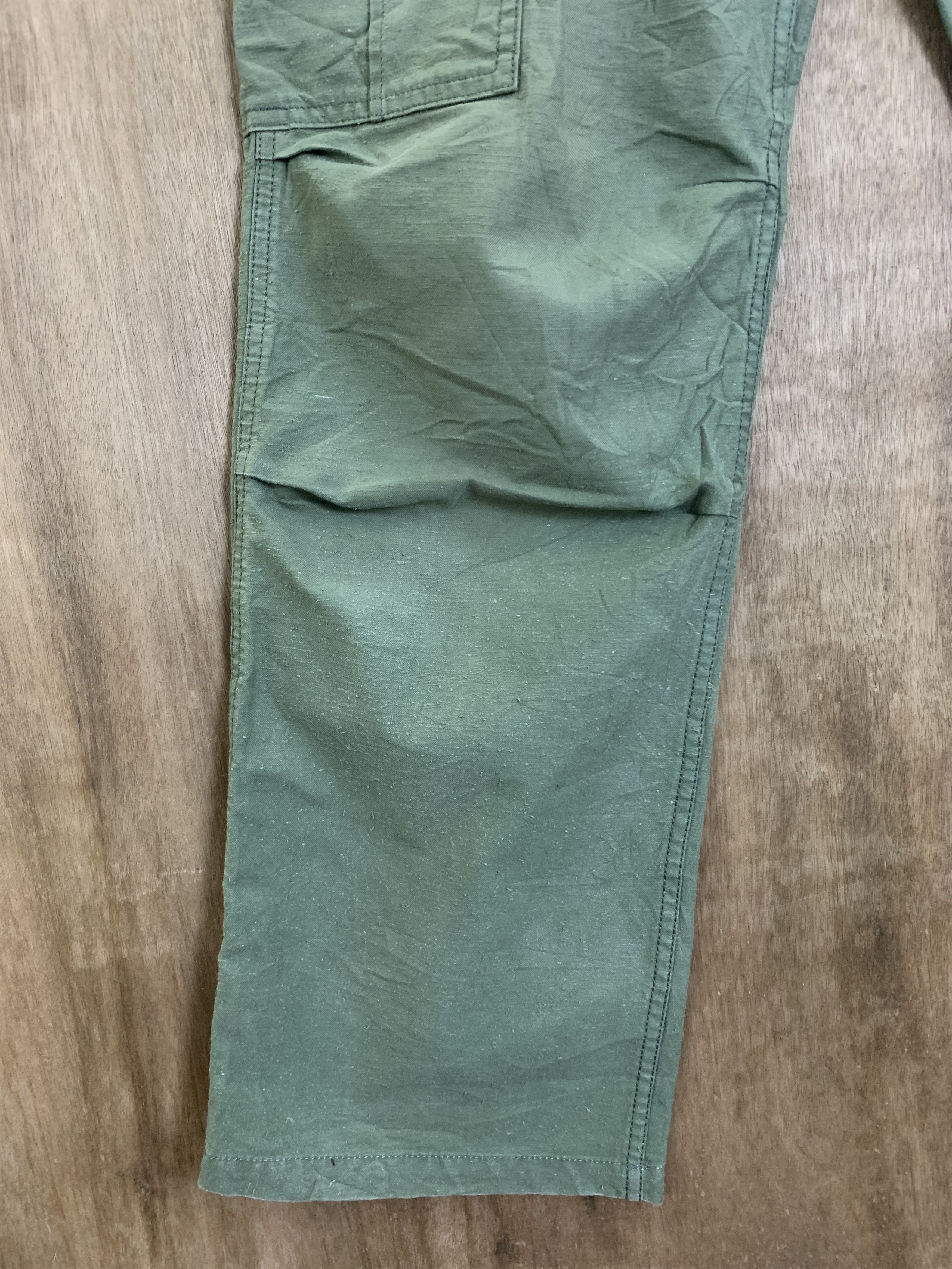 Japanese Brand Cargo Pants Frame Work multipocket Green Streetwear Size US 28 / EU 44 - 7 Thumbnail