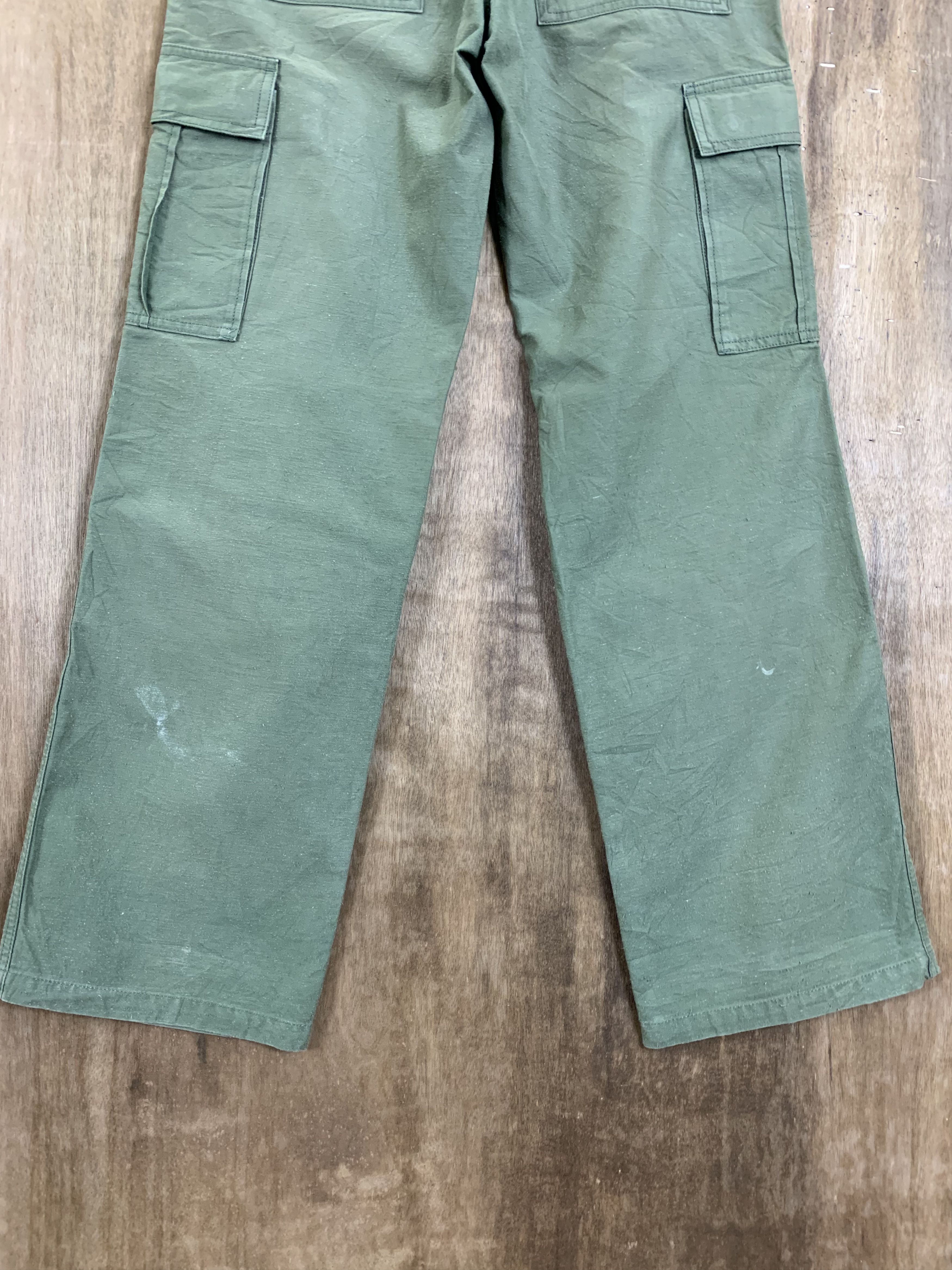 Japanese Brand Cargo Pants Frame Work multipocket Green Streetwear Size US 28 / EU 44 - 12 Thumbnail