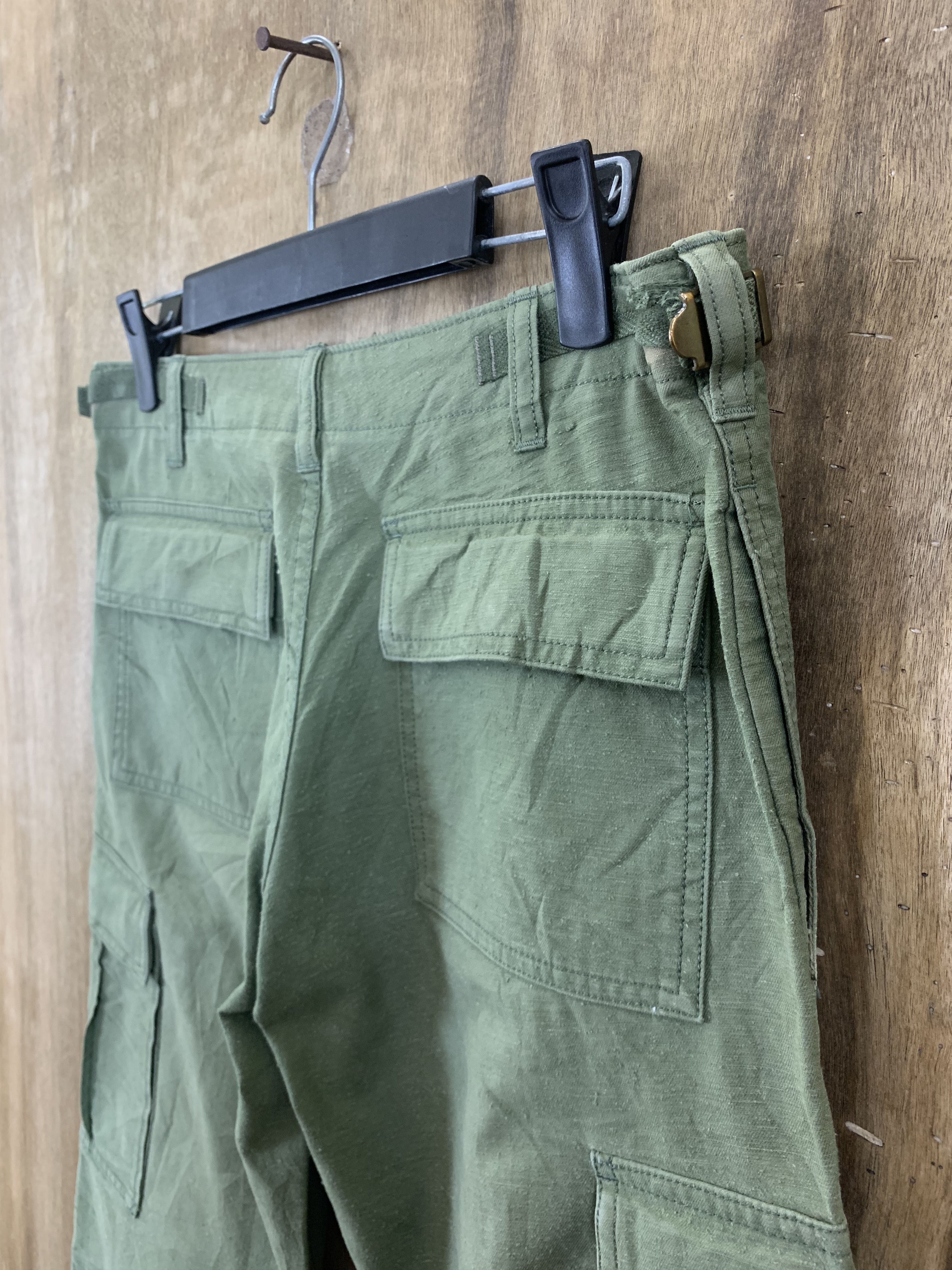 Japanese Brand Cargo Pants Frame Work multipocket Green Streetwear Size US 28 / EU 44 - 13 Thumbnail