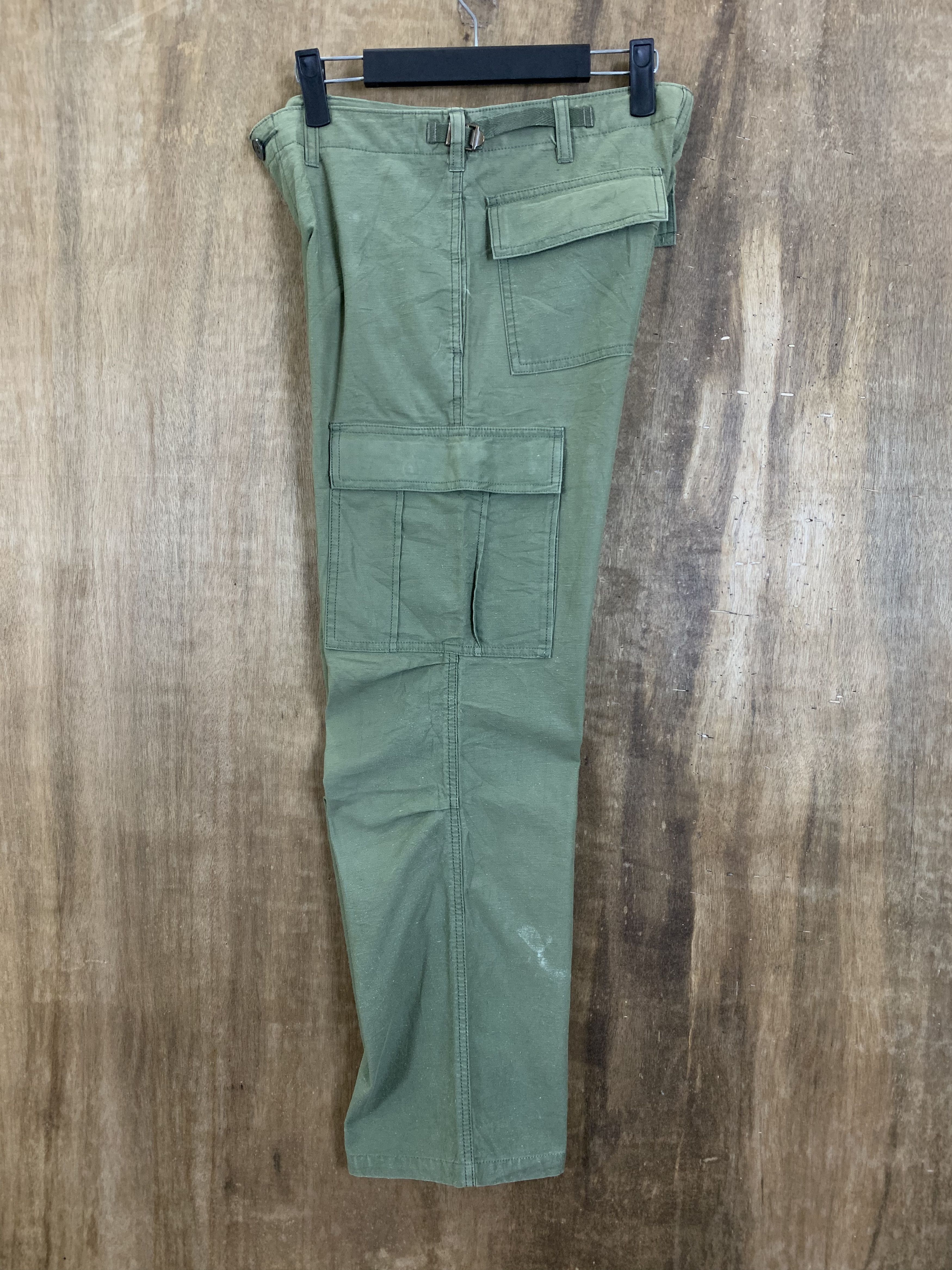 Japanese Brand Cargo Pants Frame Work multipocket Green Streetwear Size US 28 / EU 44 - 15 Thumbnail