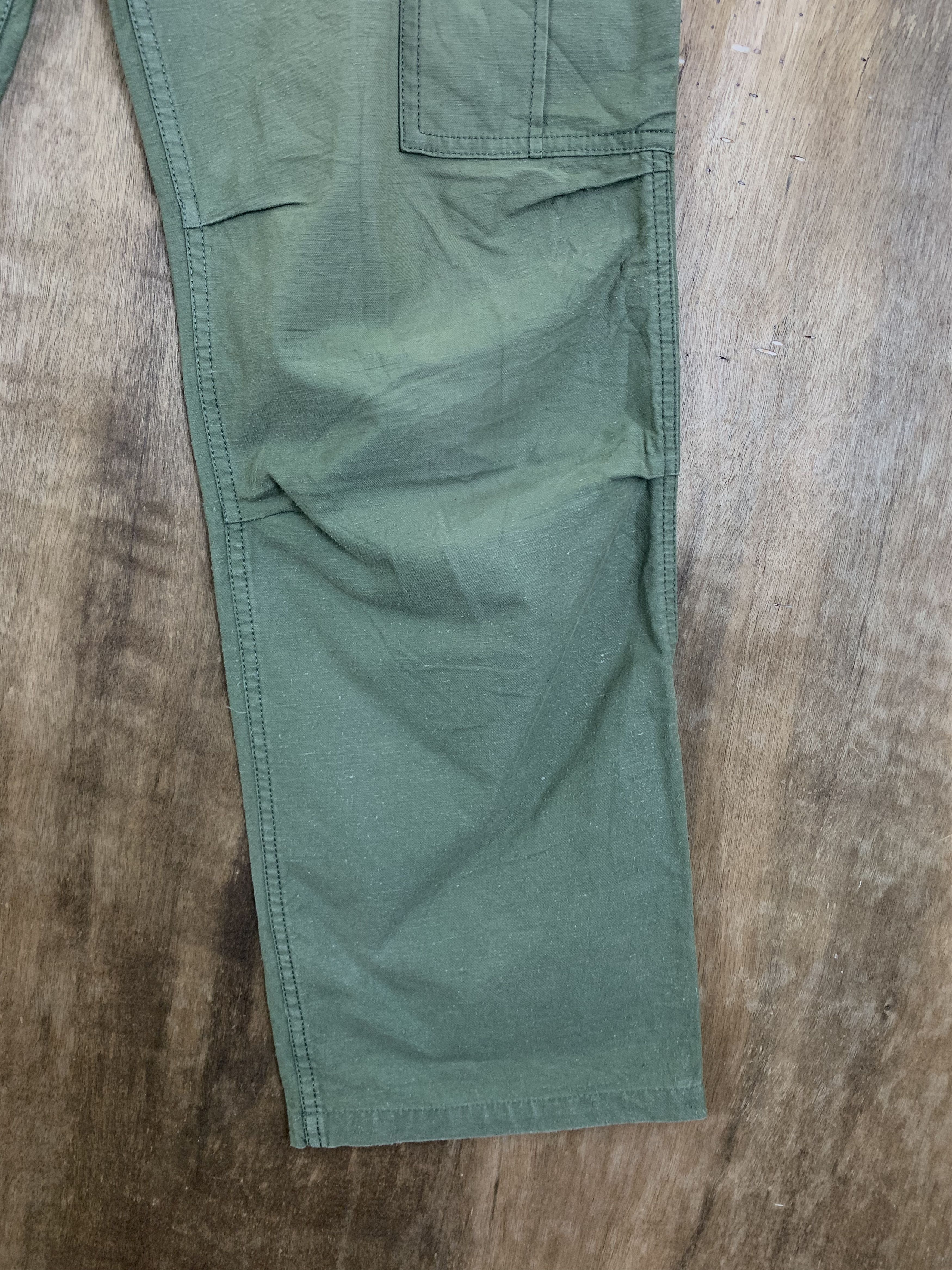 Japanese Brand Cargo Pants Frame Work multipocket Green Streetwear Size US 28 / EU 44 - 8 Thumbnail