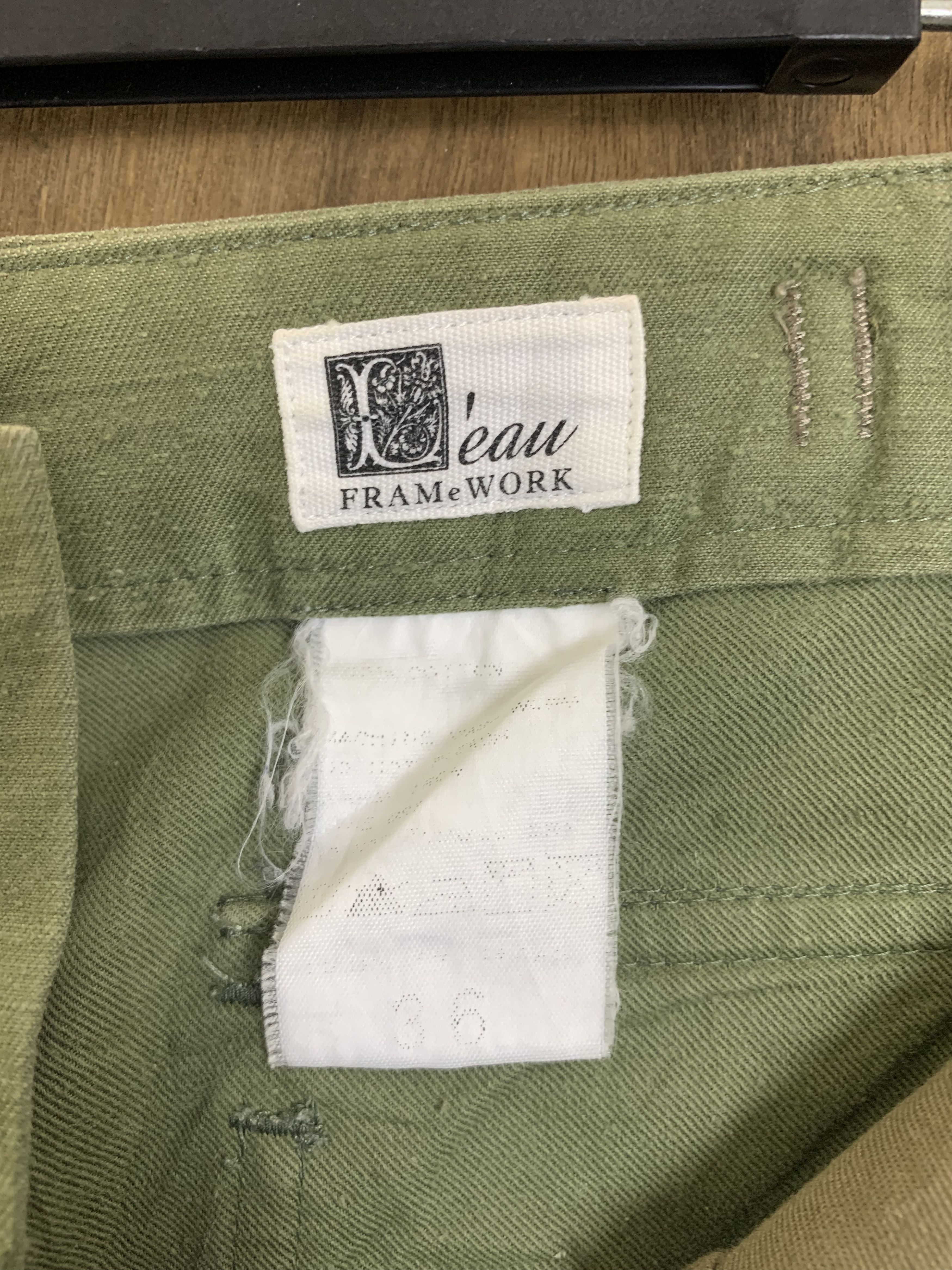 Japanese Brand Cargo Pants Frame Work multipocket Green Streetwear Size US 28 / EU 44 - 9 Thumbnail