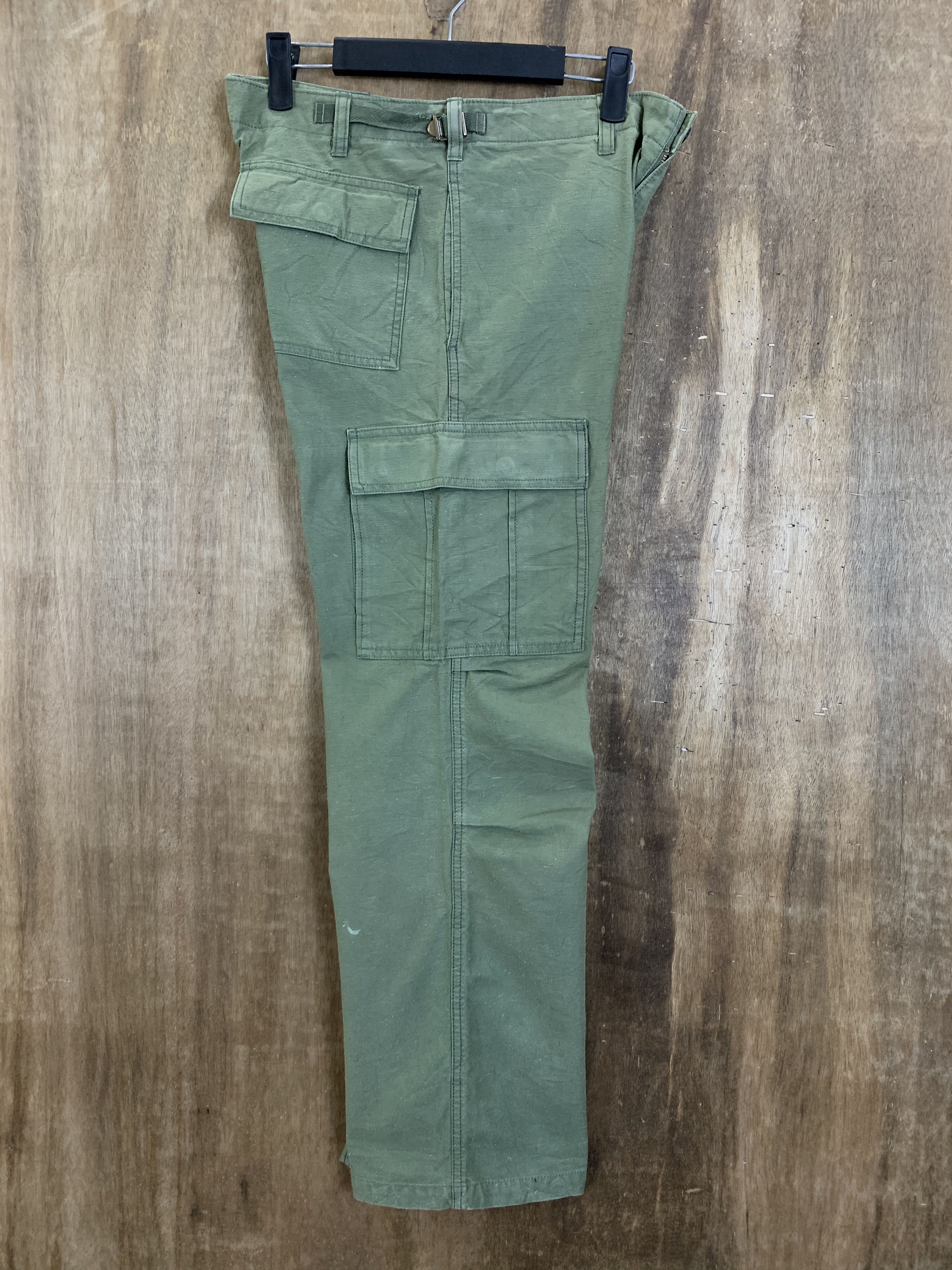 Japanese Brand Cargo Pants Frame Work multipocket Green Streetwear Size US 28 / EU 44 - 14 Thumbnail