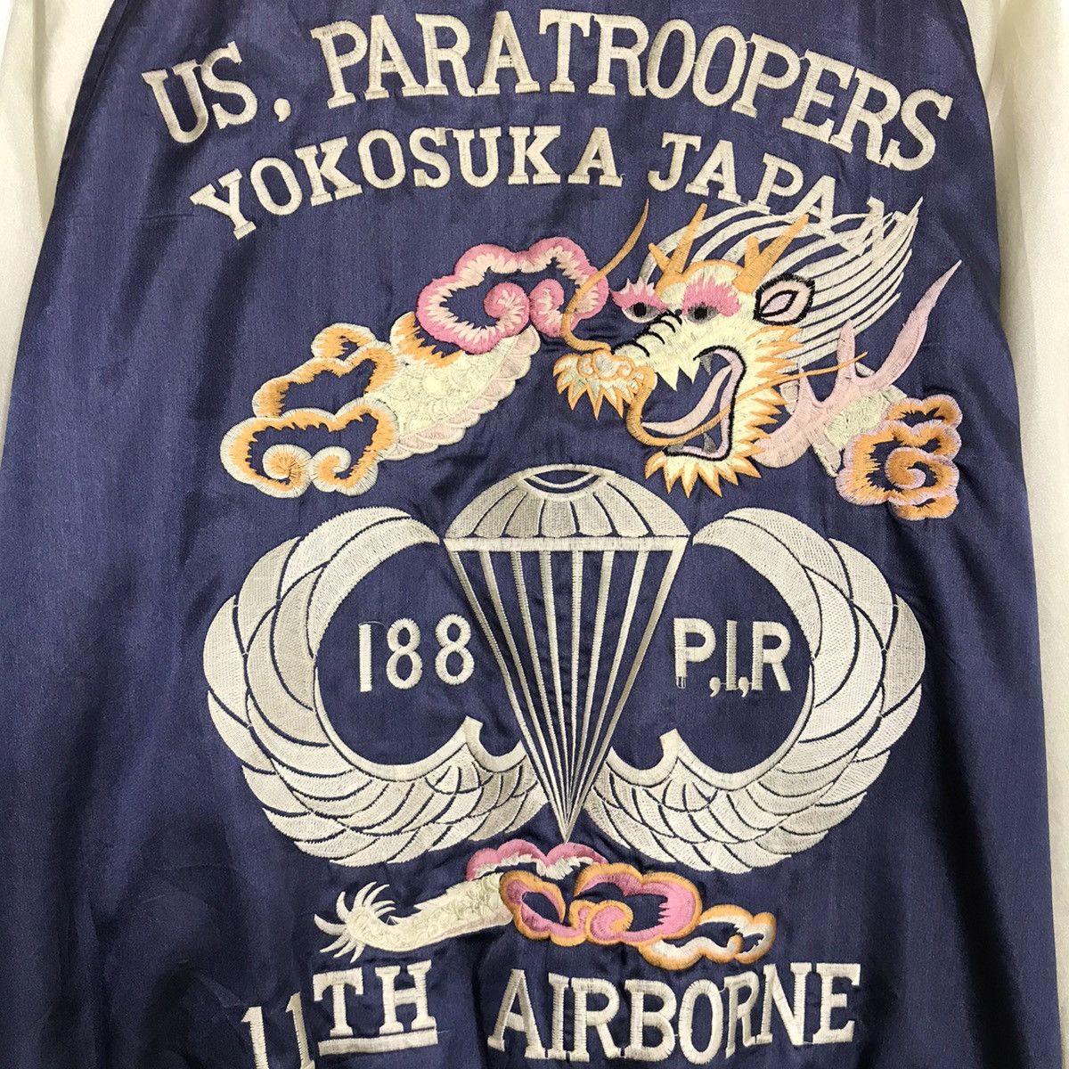 Japanese Brand Vintage Sukajan Dragon Sukajan Souvenir Jacket Embroidered Size US M / EU 48-50 / 2 - 9 Thumbnail