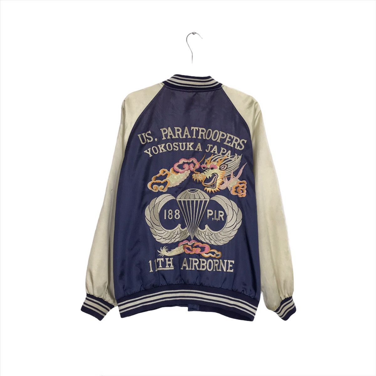 Japanese Brand Vintage Sukajan Dragon Sukajan Souvenir Jacket Embroidered Size US M / EU 48-50 / 2 - 3 Thumbnail