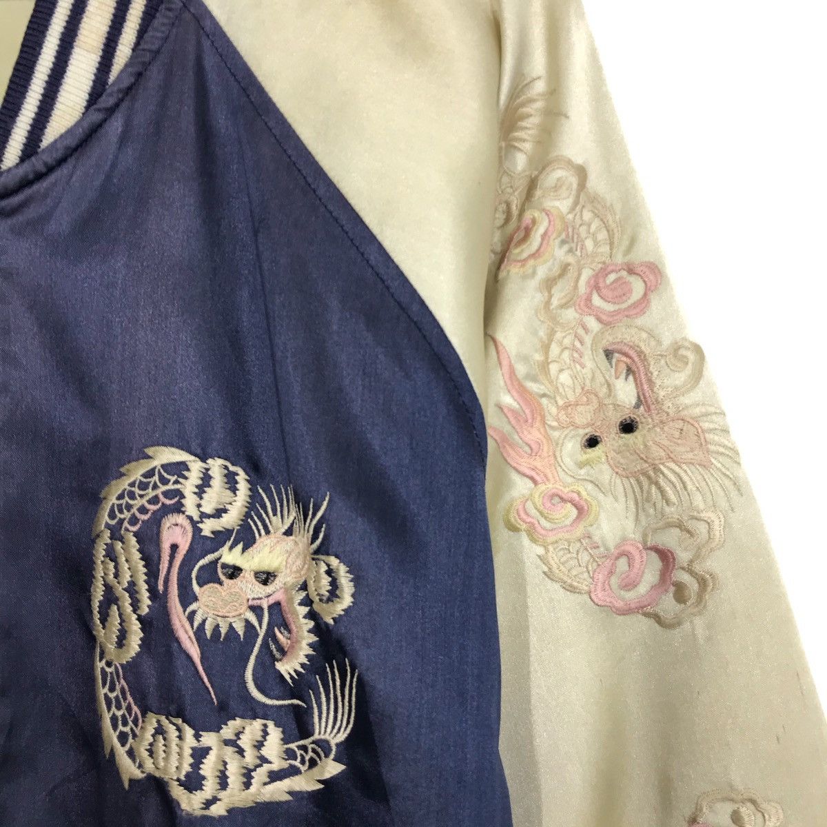 Japanese Brand Vintage Sukajan Dragon Sukajan Souvenir Jacket Embroidered Size US M / EU 48-50 / 2 - 6 Thumbnail