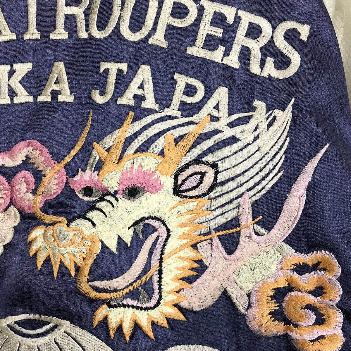 Japanese Brand Vintage Sukajan Dragon Sukajan Souvenir Jacket Embroidered Size US M / EU 48-50 / 2 - 11 Thumbnail
