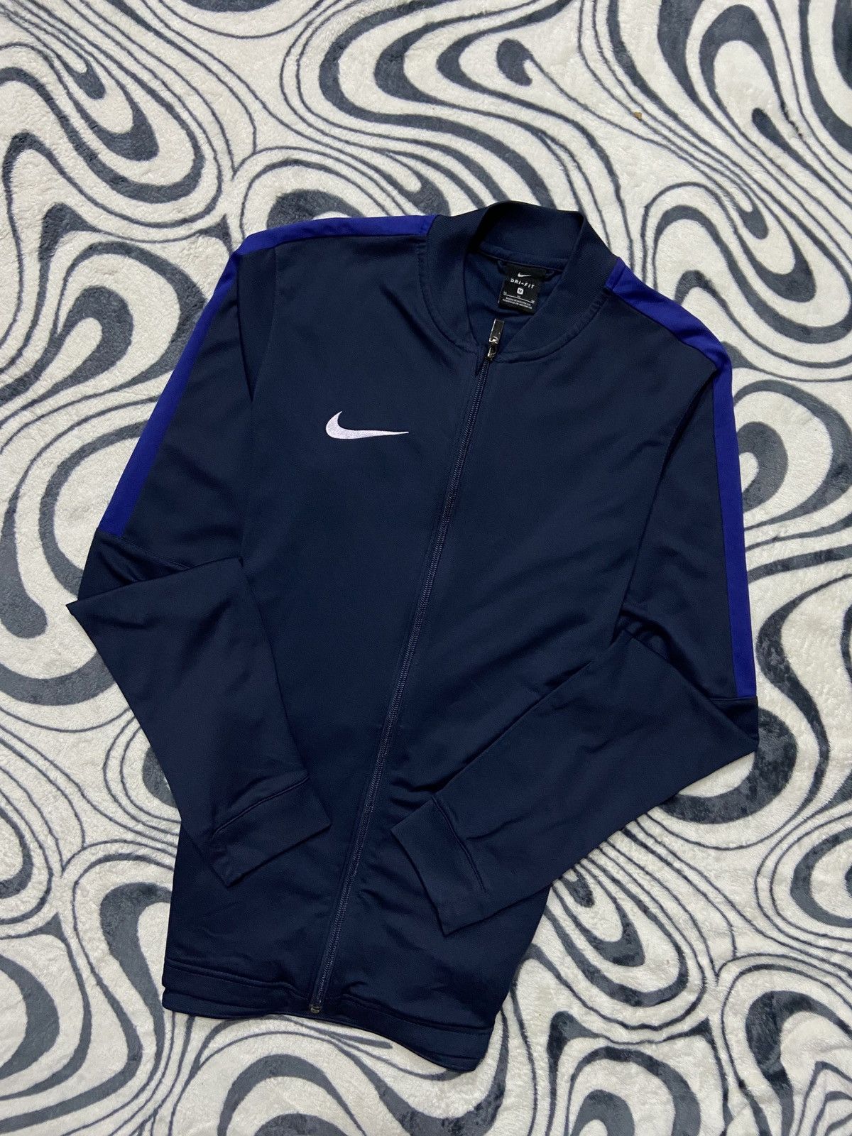 Nike Nike Mens Track Suit Jacket + Pants Dri Fit Y2K Drill Size US 32 / EU 48 - 2 Thumbnail
