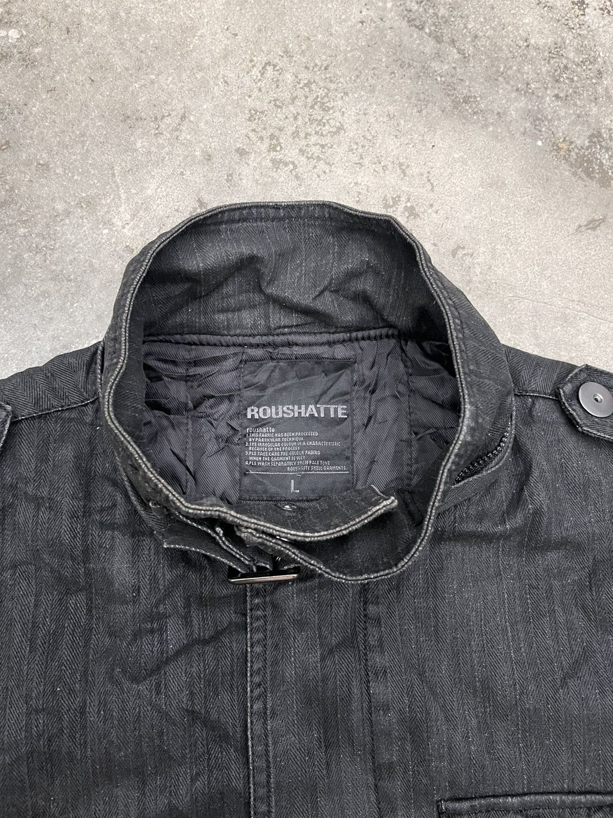 Japanese Brand VINTAGE ROUSHATTE UTILITY JACKET Size US L / EU 52-54 / 3 - 4 Thumbnail