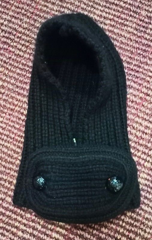Pre-owned Balenciaga Pooh Shiesty Mask In Black