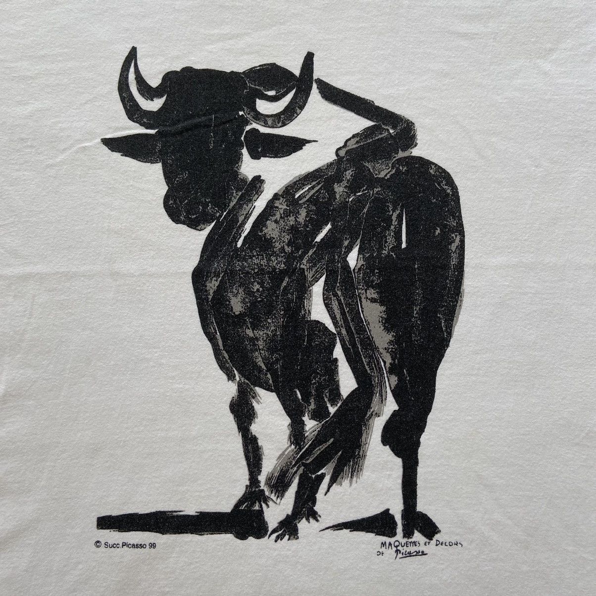Vintage Picasso tshirt Size US M / EU 48-50 / 2 - 2 Thumbnail