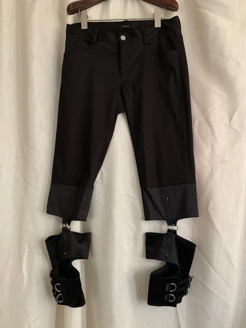 image of Undercover Cut Out Pants in Black, Men's (Size 38)