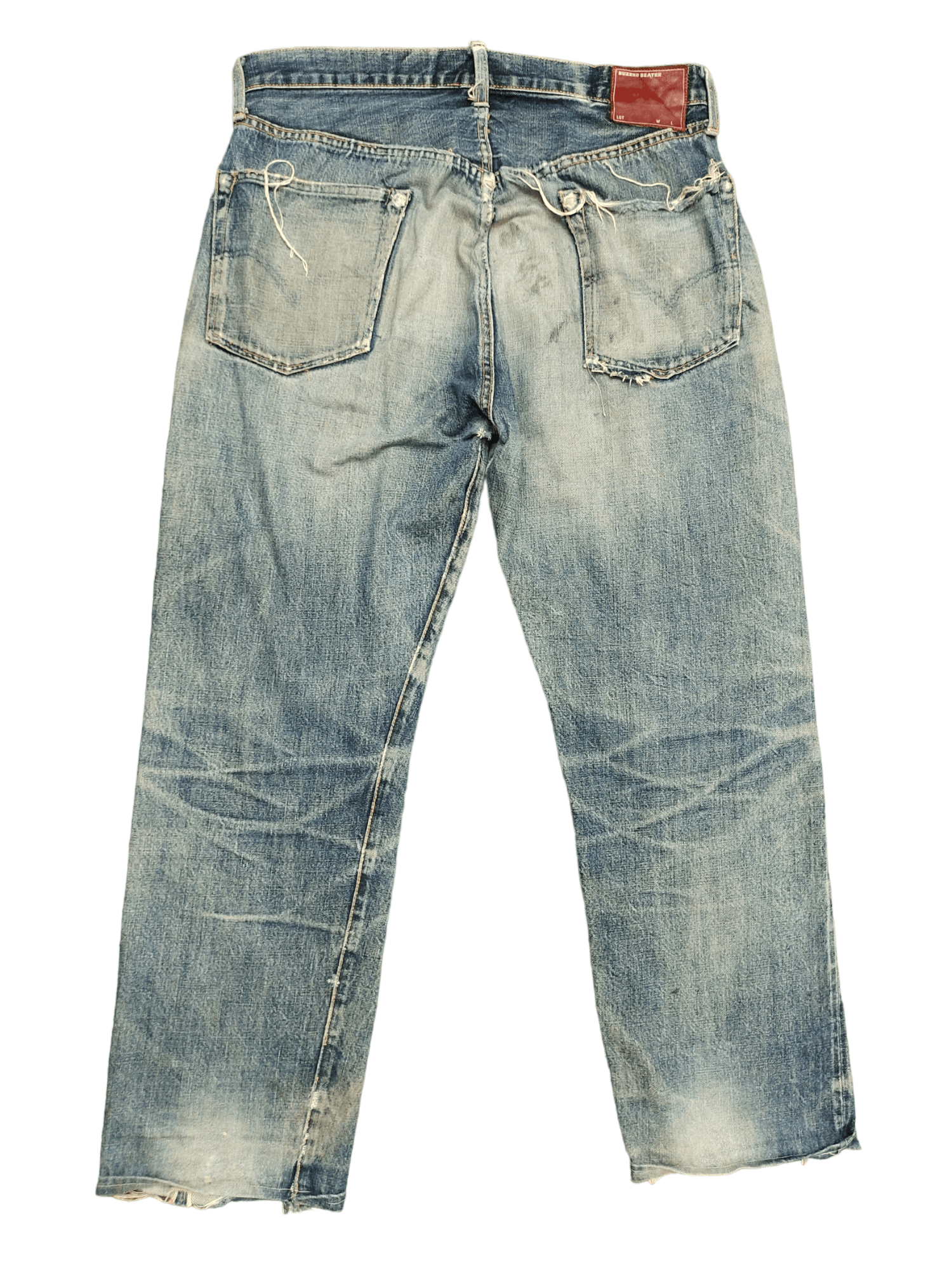 Comme des Garcons × Undercover Buzzer Beater Destroy Distressed Jeans Undercover Style Size US 31 - 9 Thumbnail