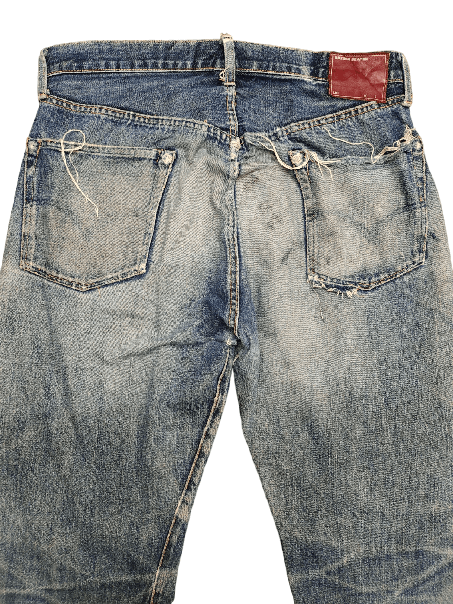 Comme des Garcons × Undercover Buzzer Beater Destroy Distressed Jeans Undercover Style Size US 31 - 10 Thumbnail