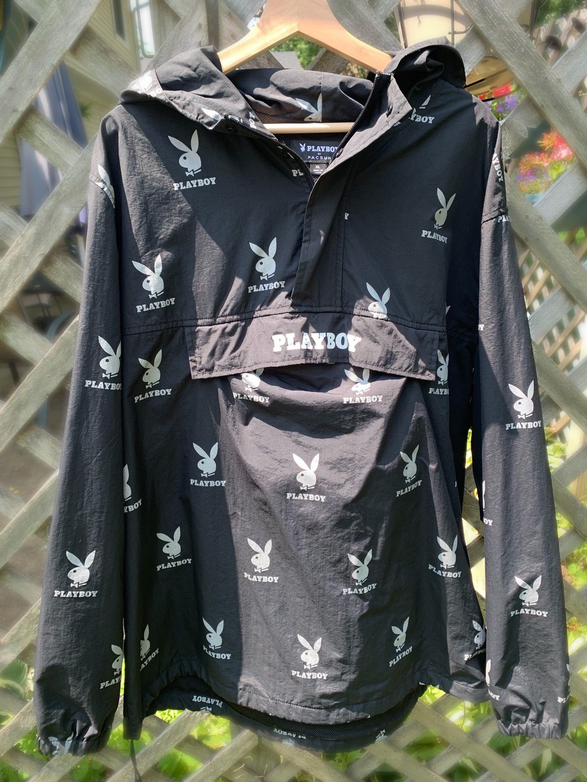 Pacsun × Playboy Playboy x Pacsun XL Pullover Anorak | Grailed