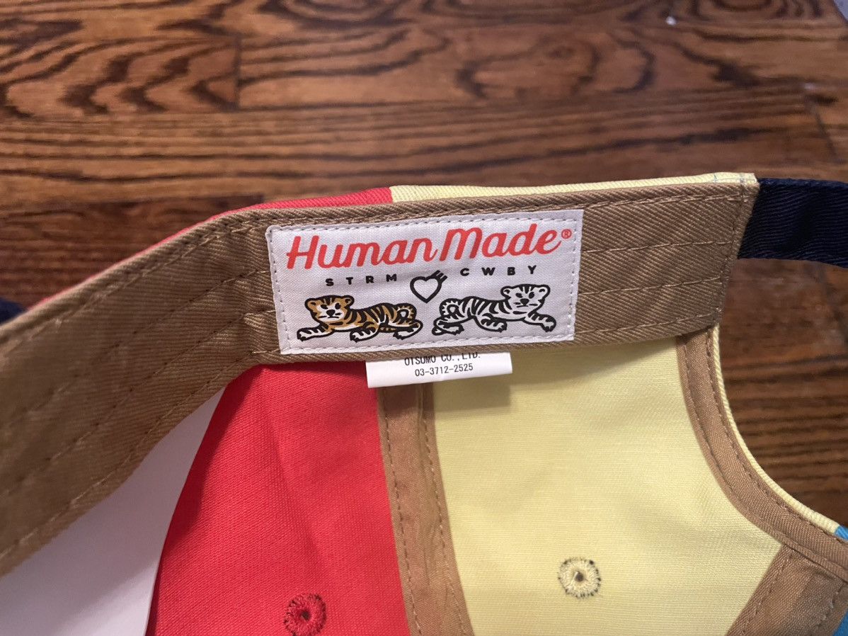 Human Made × Nigo Color Block 6 Panel Baseball Cap Dad Size ONE SIZE - 3 Thumbnail