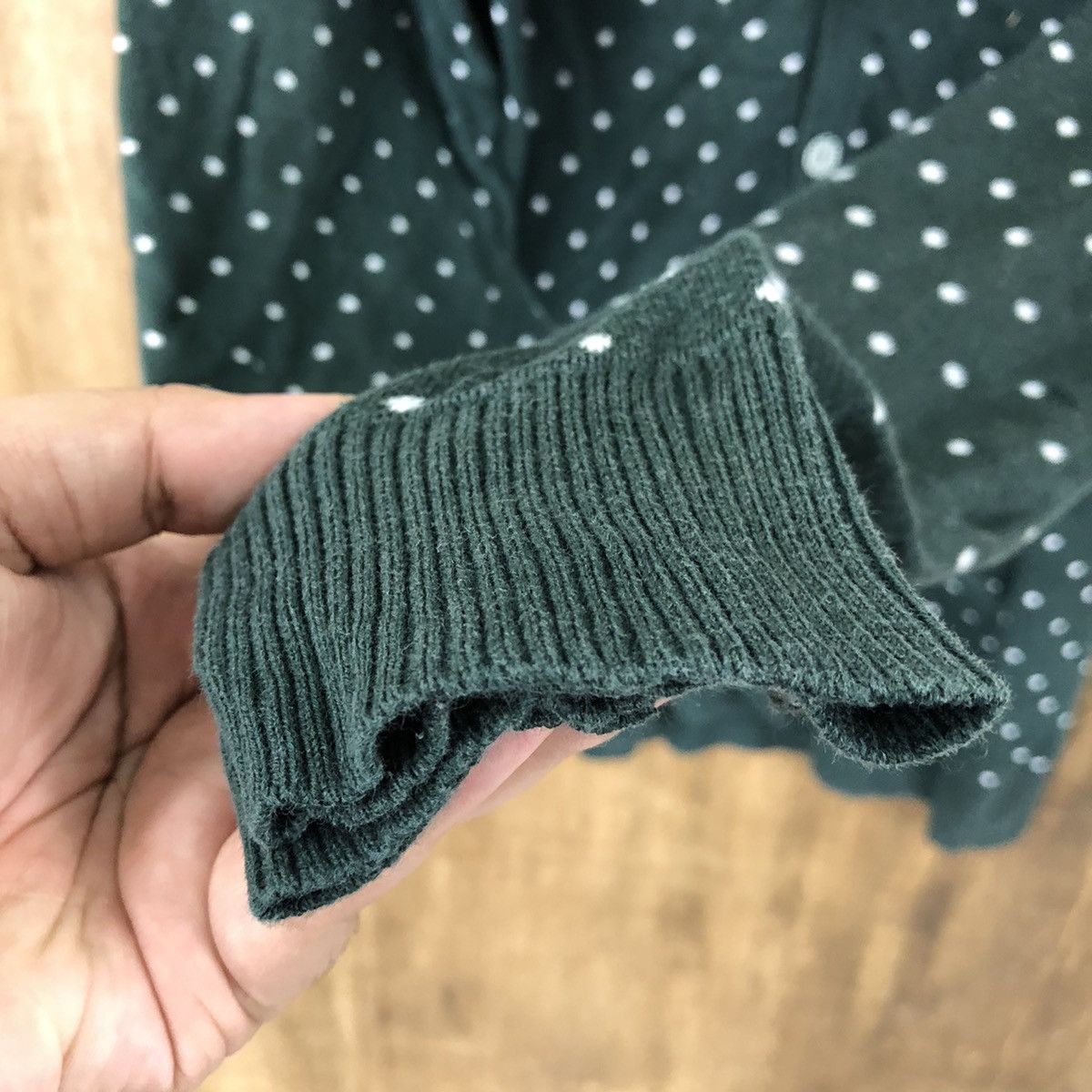 Japanese Brand Pinc Ponc Green Cardigan Knitwear #056 Size US M / EU 48-50 / 2 - 4 Thumbnail