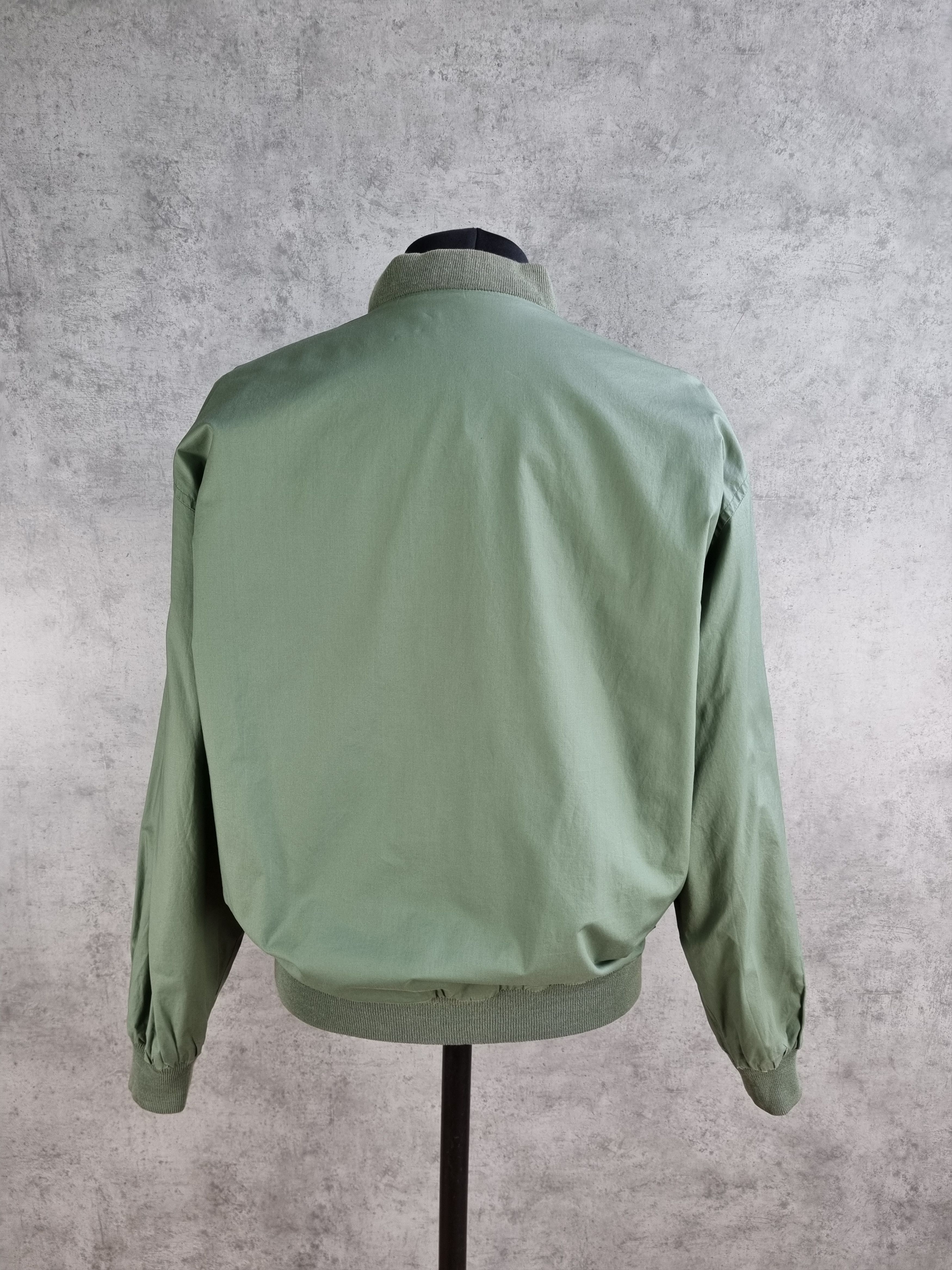 Lacoste × Vintage 90s Lacoste 2in1 Jacket Plaid Olive Reversible Rare Bomber Size US L / EU 52-54 / 3 - 21 Thumbnail