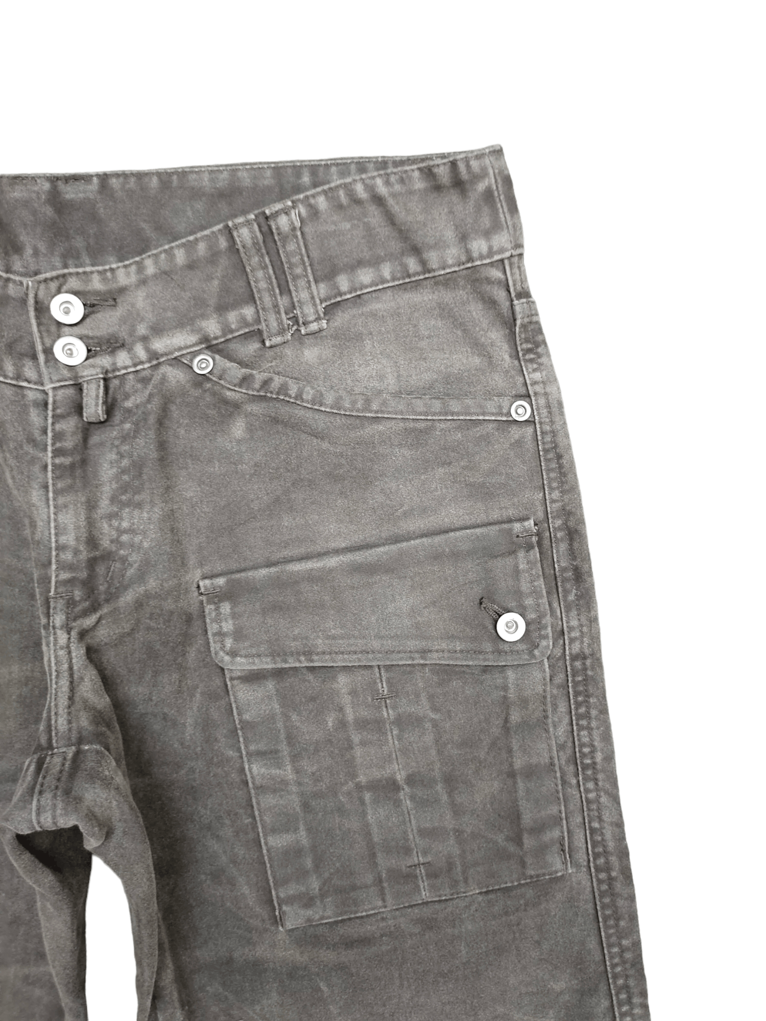 Comme des Garcons × Undercover Kenji Ito Japan 3D Pocket Waxed Cotton Pants Tactical Bomber Size US 31 - 3 Thumbnail
