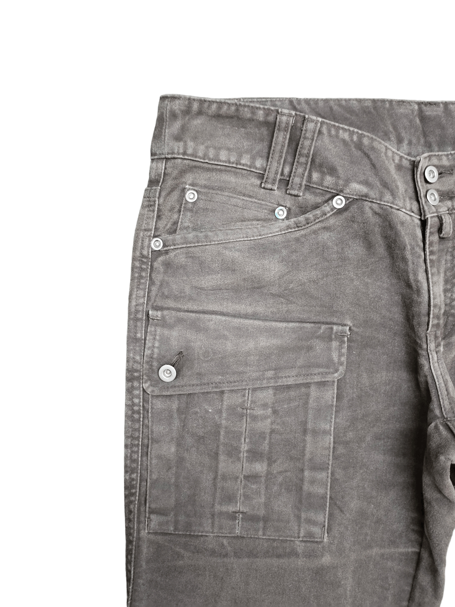 Comme des Garcons × Undercover Kenji Ito Japan 3D Pocket Waxed Cotton Pants Tactical Bomber Size US 31 - 4 Thumbnail