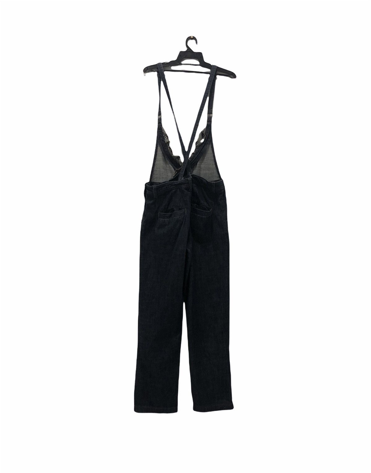 Japanese Brand × LOWRYS FARM LOWRYS FARM Ruffled Strap Denim Overalls - Women’s Size L Size US 32 / EU 48 - 2 Thumbnail
