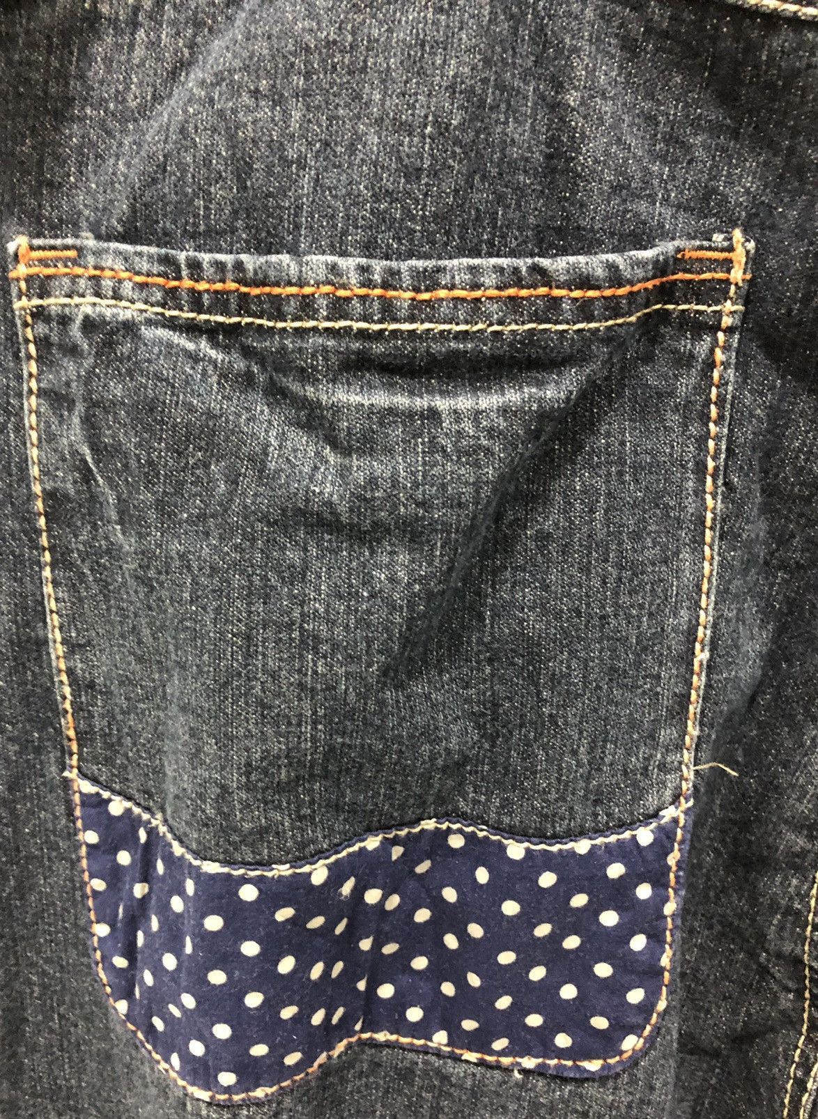 Designer × Japanese Brand Vtg Distressed ChipClip Suspender Overalls Jumpsuit Jeans Size US 38 / EU 54 - 6 Thumbnail