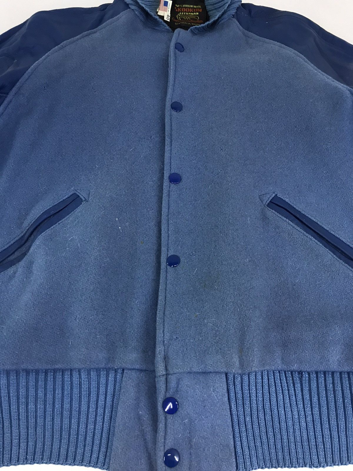 Skookum × Vintage Skookum Letterman Centralia USA Leather Varsity Jacket Size US M / EU 48-50 / 2 - 3 Thumbnail