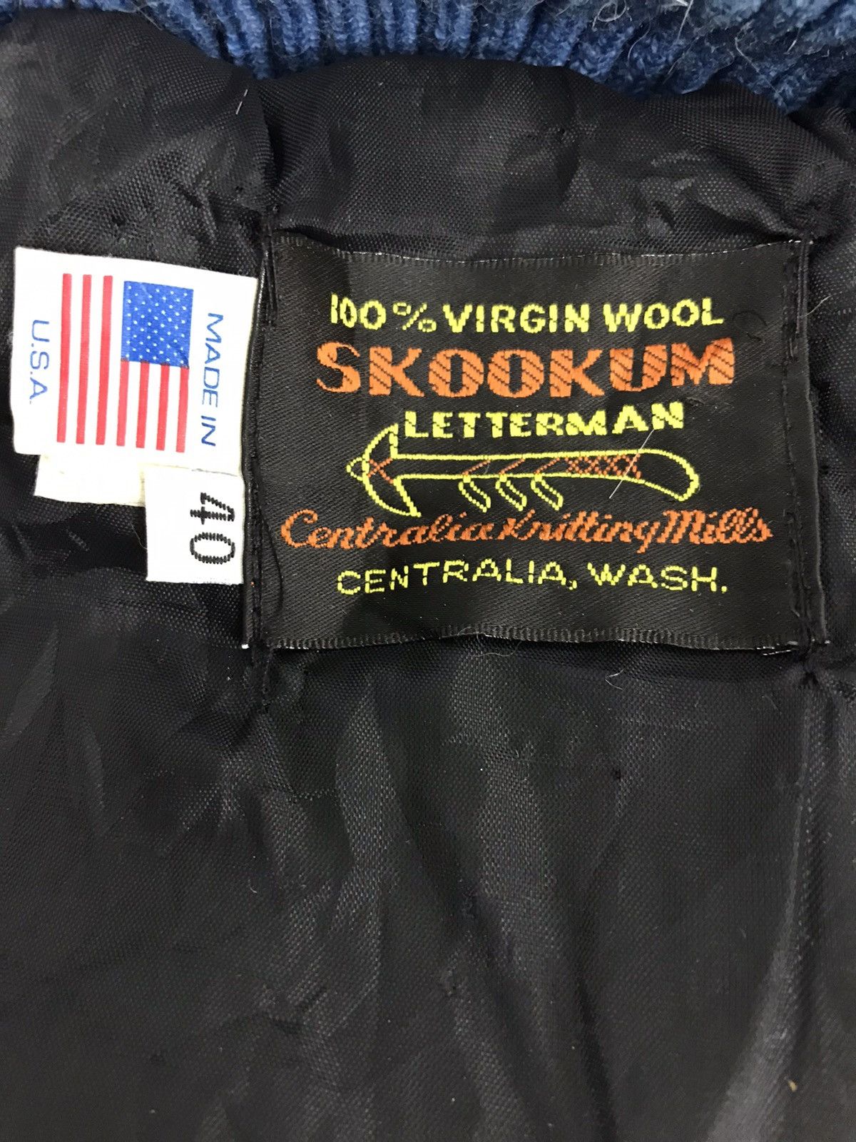 Skookum × Vintage Skookum Letterman Centralia USA Leather Varsity Jacket Size US M / EU 48-50 / 2 - 6 Thumbnail