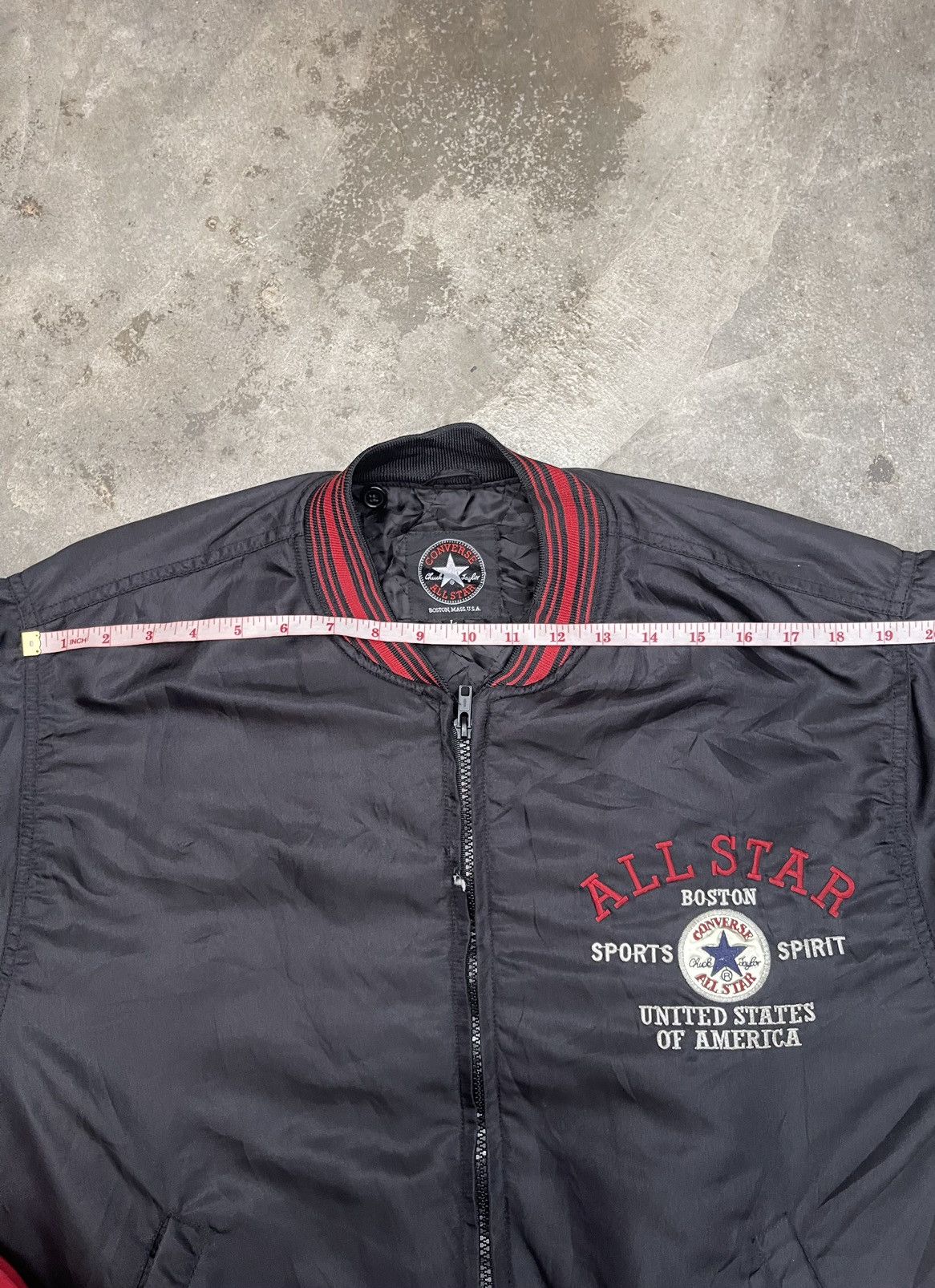Converse Vintage Converse Bomber Jacket Embroidery Logo Size US L / EU 52-54 / 3 - 11 Thumbnail