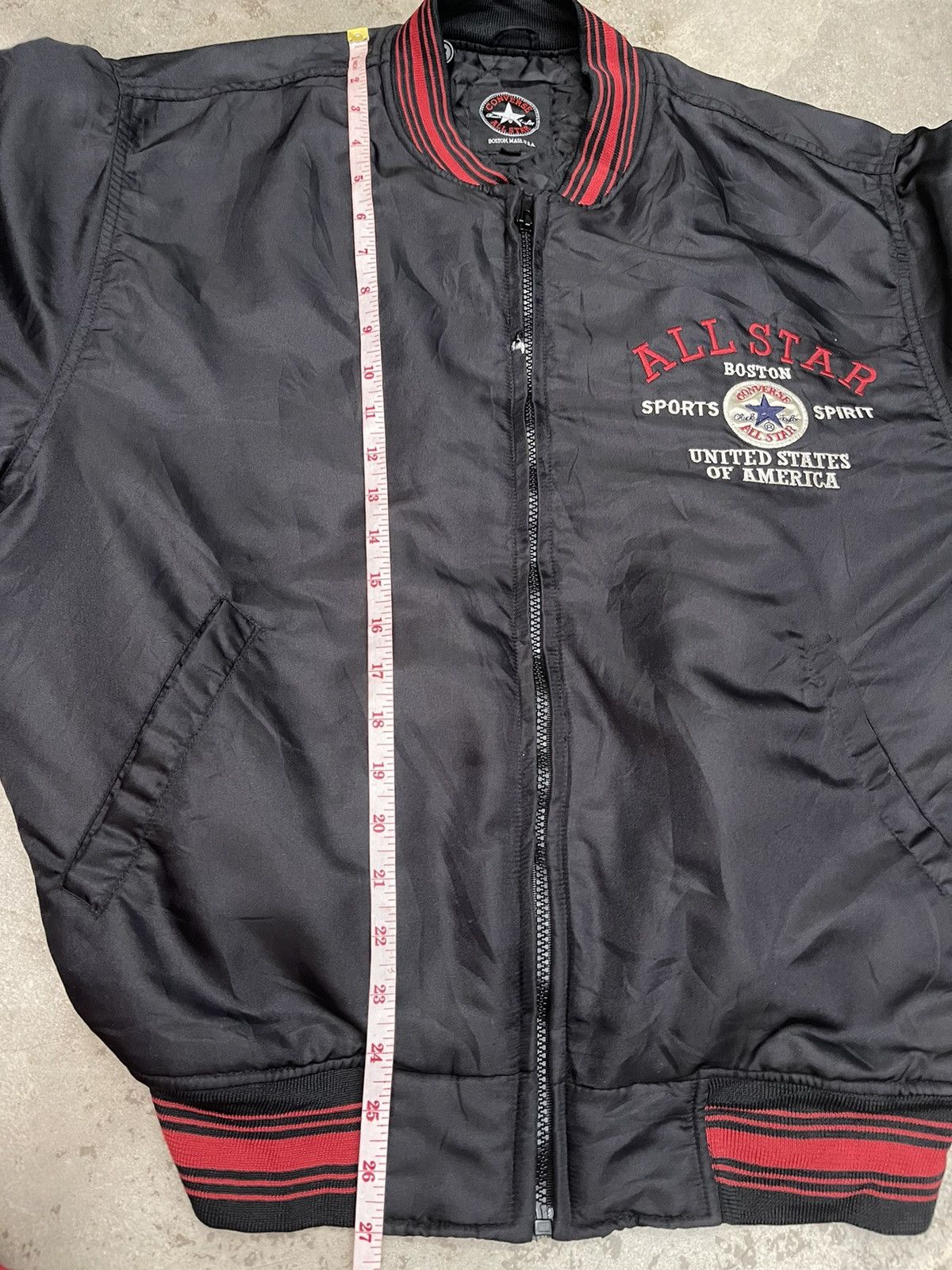 Converse Vintage Converse Bomber Jacket Embroidery Logo Size US L / EU 52-54 / 3 - 10 Thumbnail