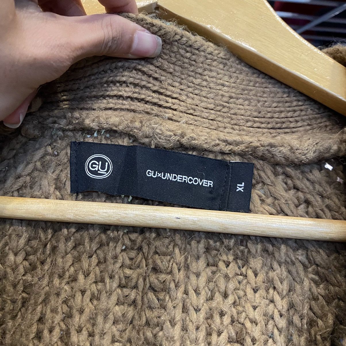 Undercover Undercover x GU Heavyweight Cable Knit Brown Cardigan Size US XL / EU 56 / 4 - 11 Thumbnail