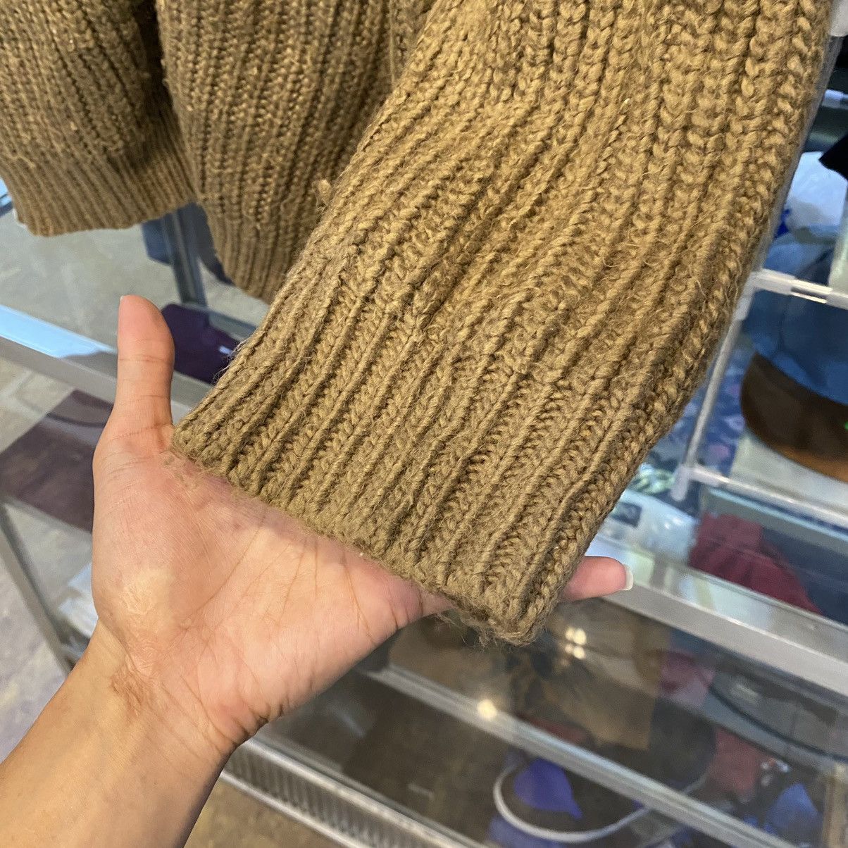 Undercover Undercover x GU Heavyweight Cable Knit Brown Cardigan Size US XL / EU 56 / 4 - 8 Thumbnail